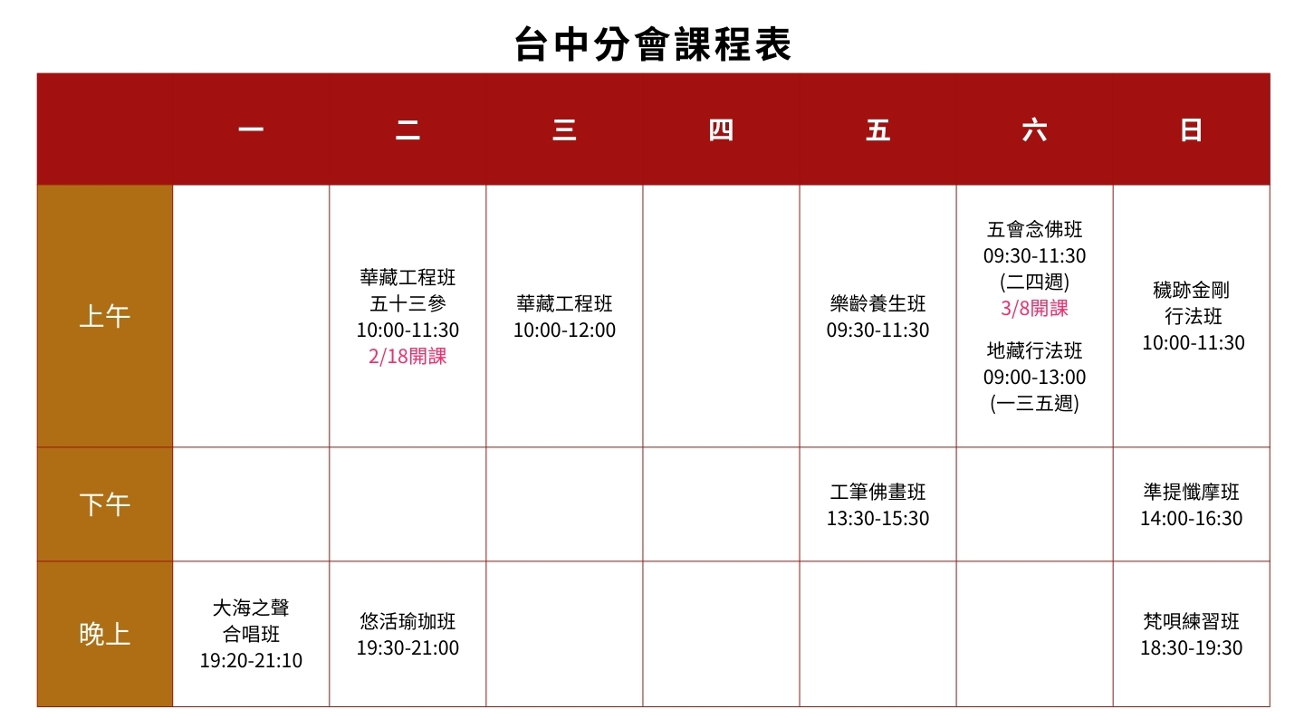 2025台中分會課程表0203